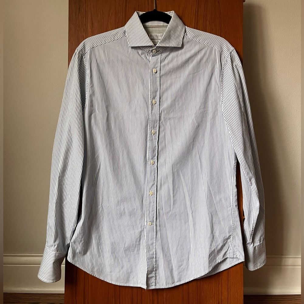 Brunello Cucinelli Striped Shirt